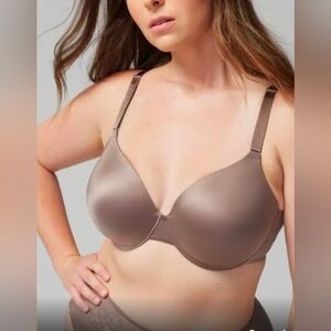 Soma Vanishing Back Full Coverage Bra 38 DD  shimmery brown